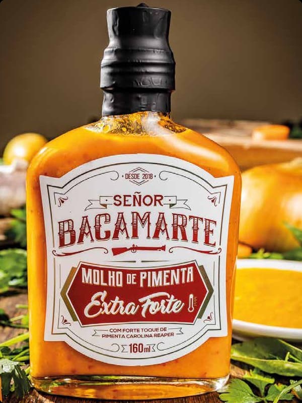 Molho Carolina Reaper Extra Forte Senor Bacamarte
