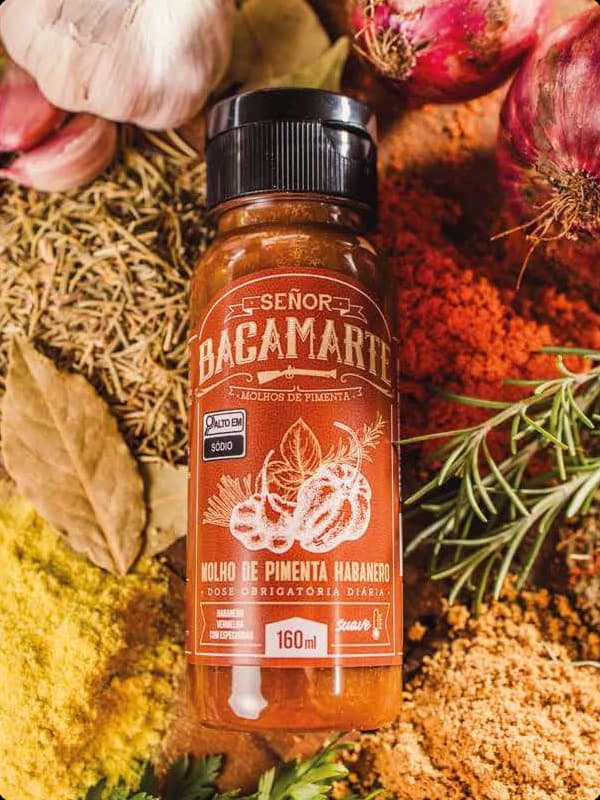 Molho Habanero Com Especiarias Senor Bacamarte